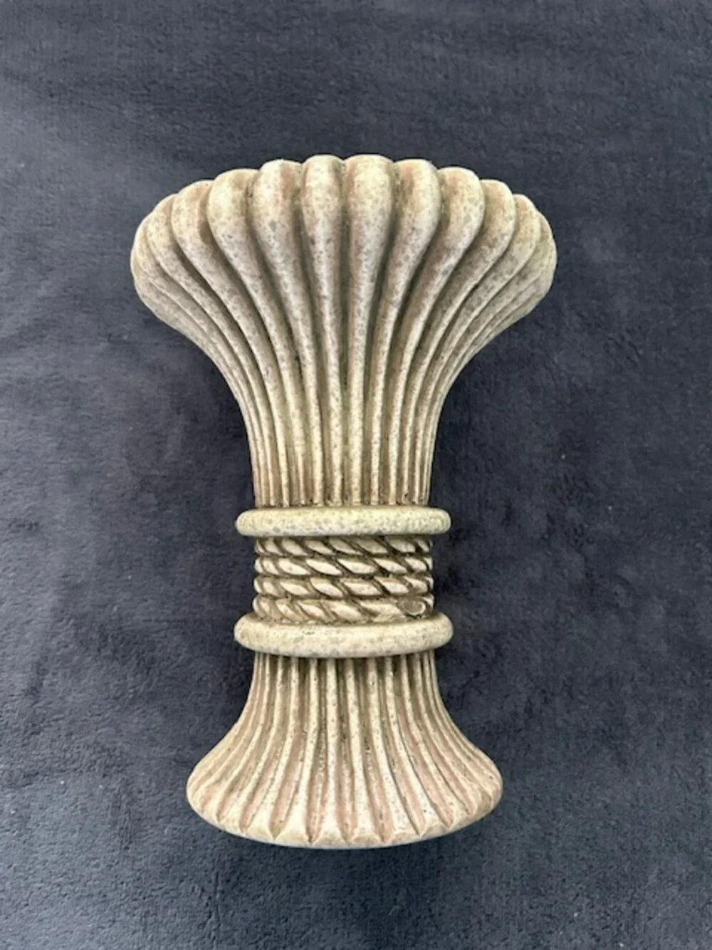 Vintage Resin Pillar French Country Candle Holder